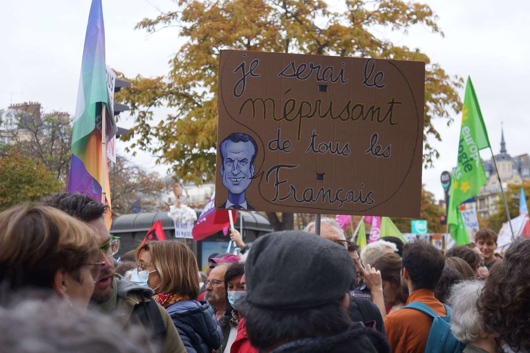 16 oct Paris les pancartes