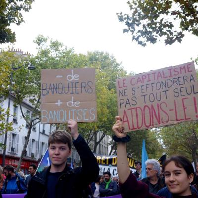 16 oct Paris les pancartes