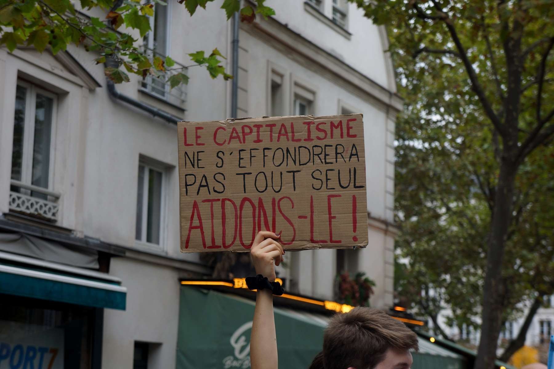 16 oct Paris les pancartes