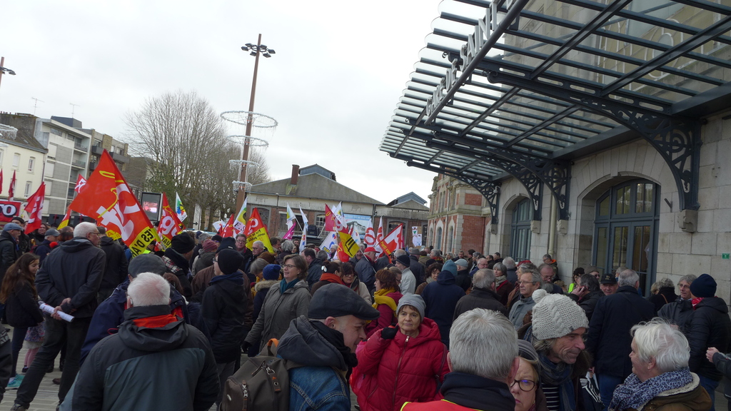 11 janvier gare de St Brieuc