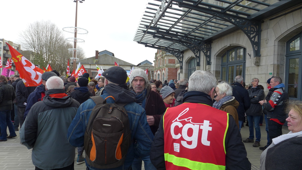 11 janvier gare de St Brieuc