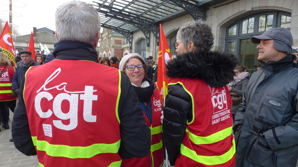 11 janvier gare de St Brieuc