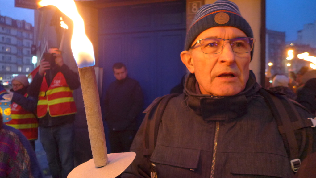 Manif aux flambeaux