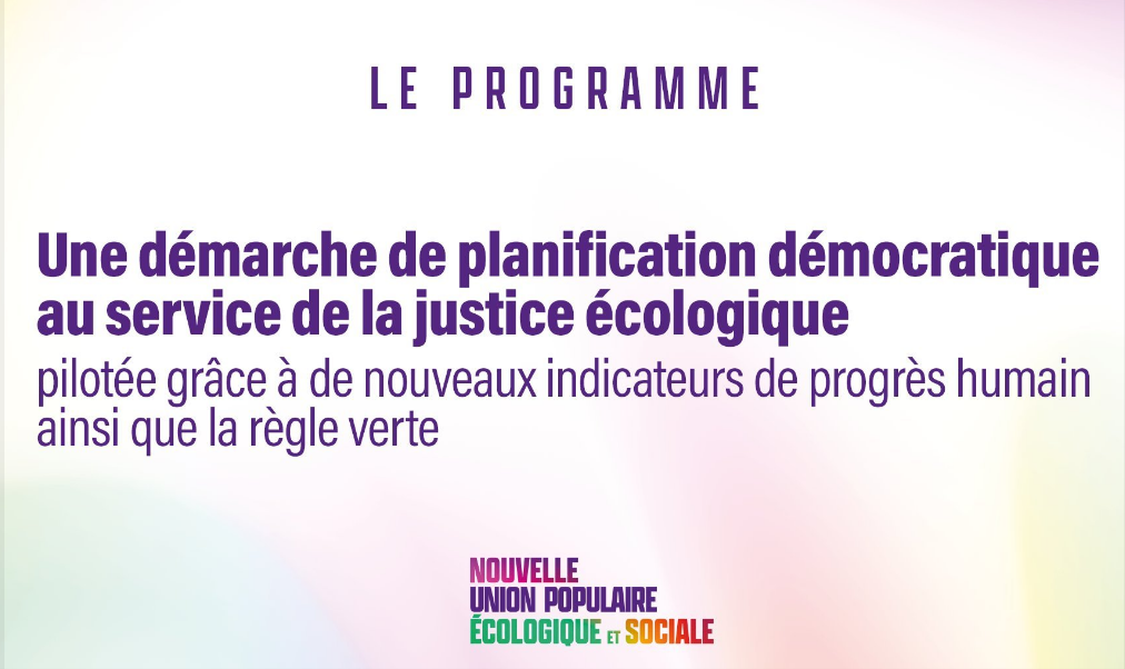 La planification écologique