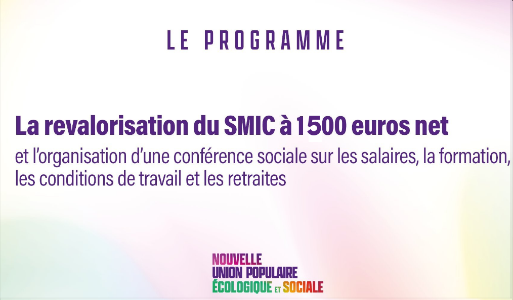 Smic 1500€