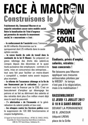 13 juillet front social