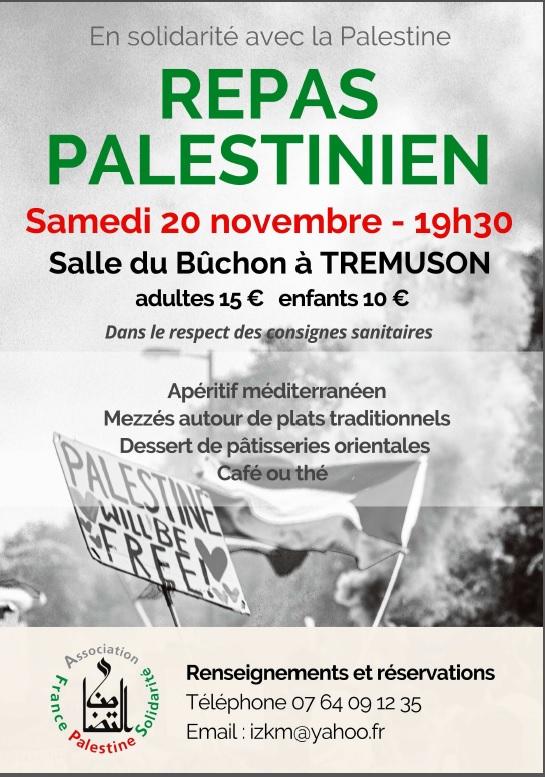 2021 repas palestinien