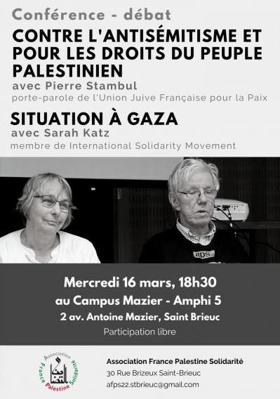 Conference pierre stambul et sarah katz