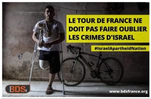 Cycliste palestinien