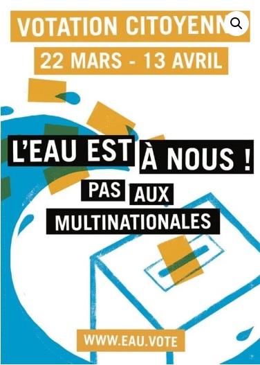 L eau est a nous