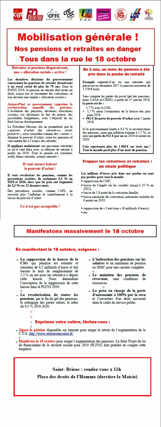 Tract 18 oct