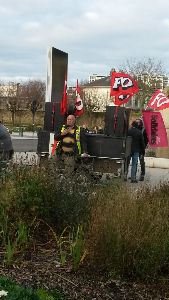 11 janvier gare de St-Brieuc