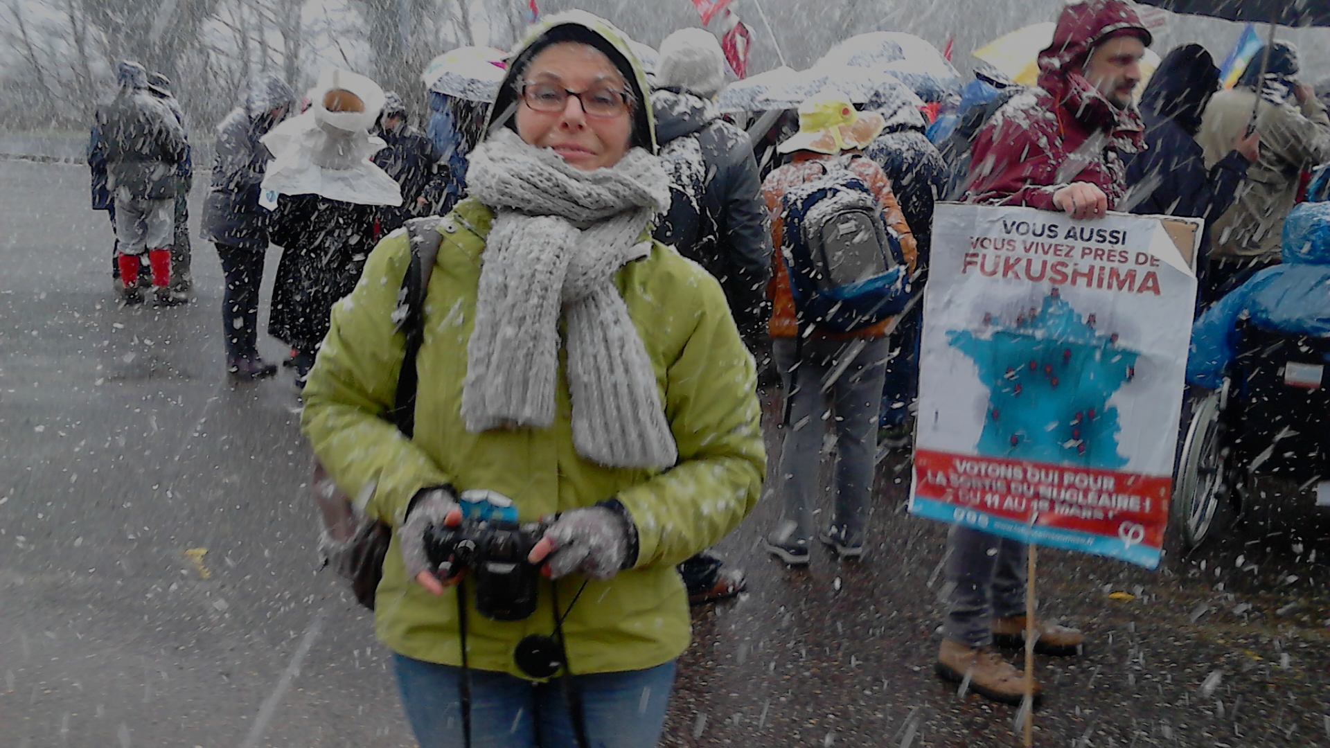 Marion sous la neige