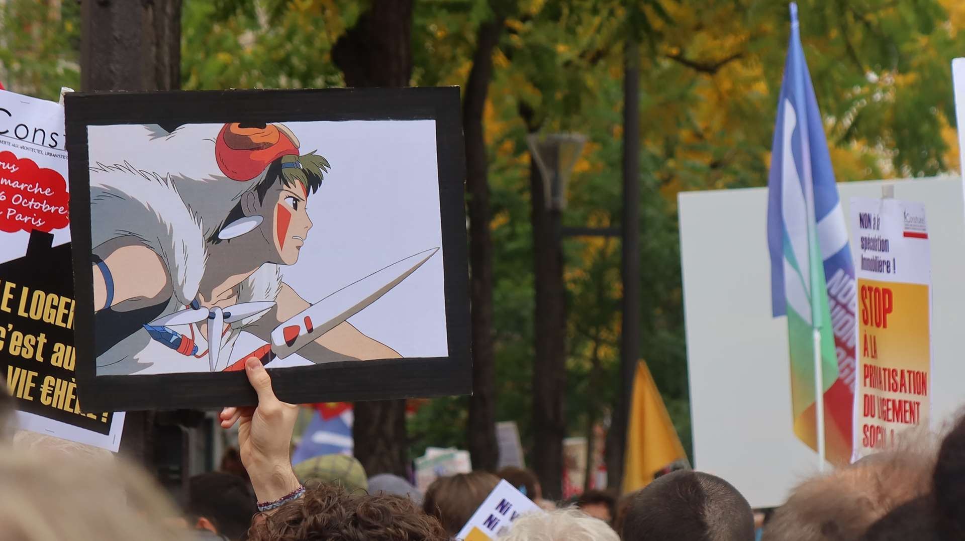 16 oct Paris les pancartes