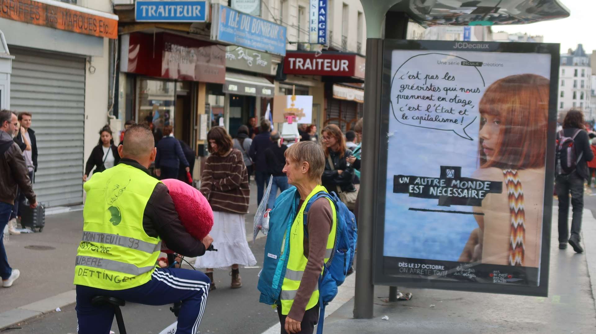 16 oct Paris les pancartes