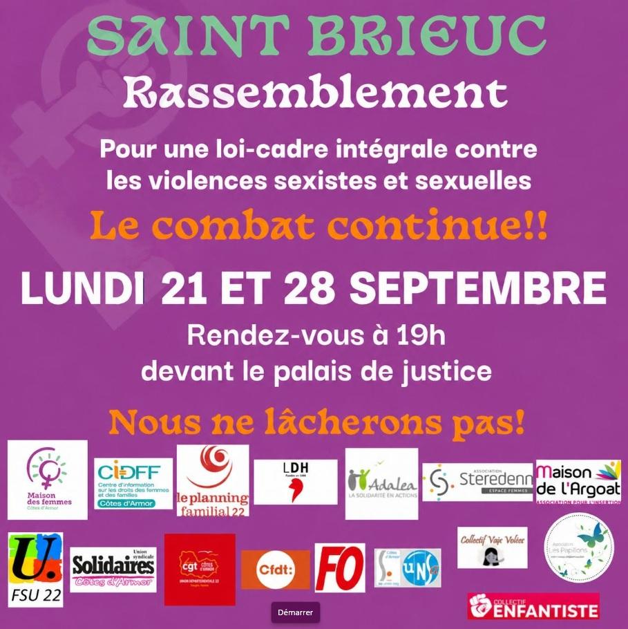 28 sept pour une loi cadre contre les violences sexistes