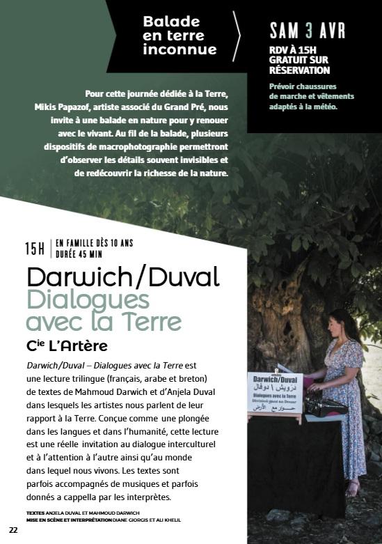Cie l artere darwish duval