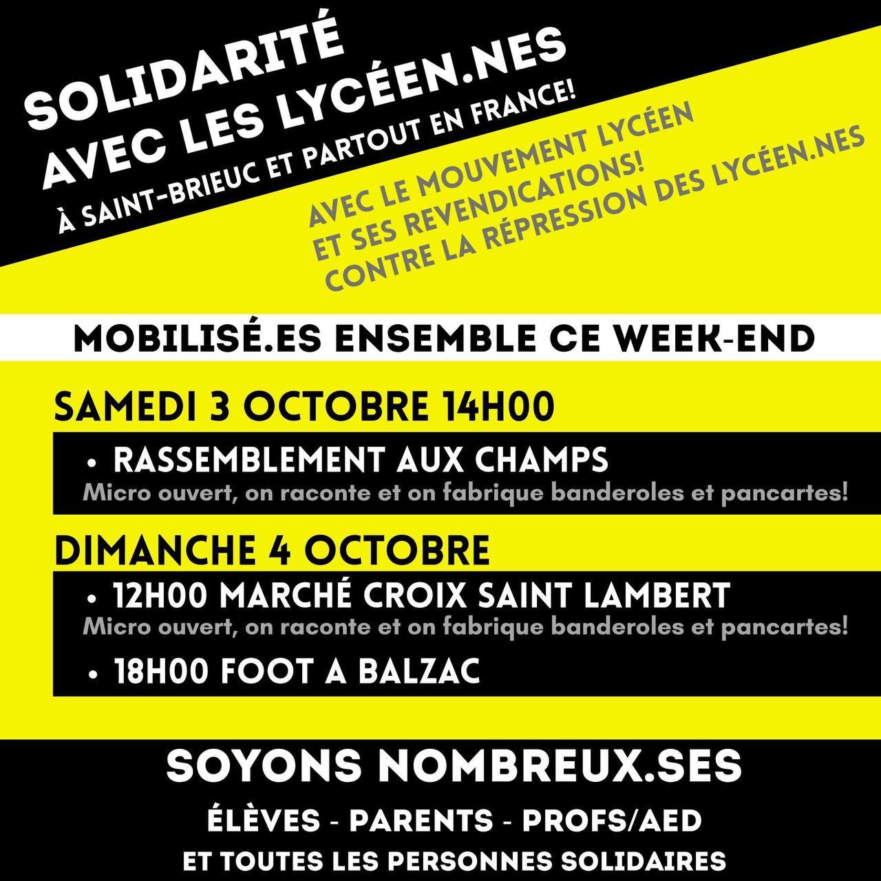 Solidarite lyceens